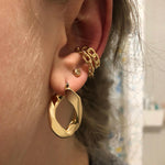 Load image into Gallery viewer, Gold Hoop Earrings Ada Jewels Accessories
