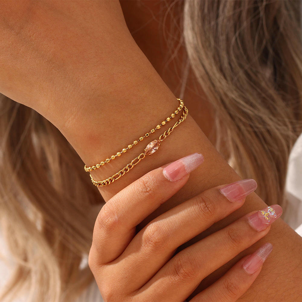 Zircon Gold Bracelet Ada Jewels Accessories