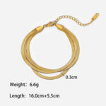 Load image into Gallery viewer, 3 Strands Intertwined Bracelet Ada Jewels Accessories
