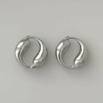 Load image into Gallery viewer, Dolphin Shaped Hoop earrings Ada Jewels Accessories
