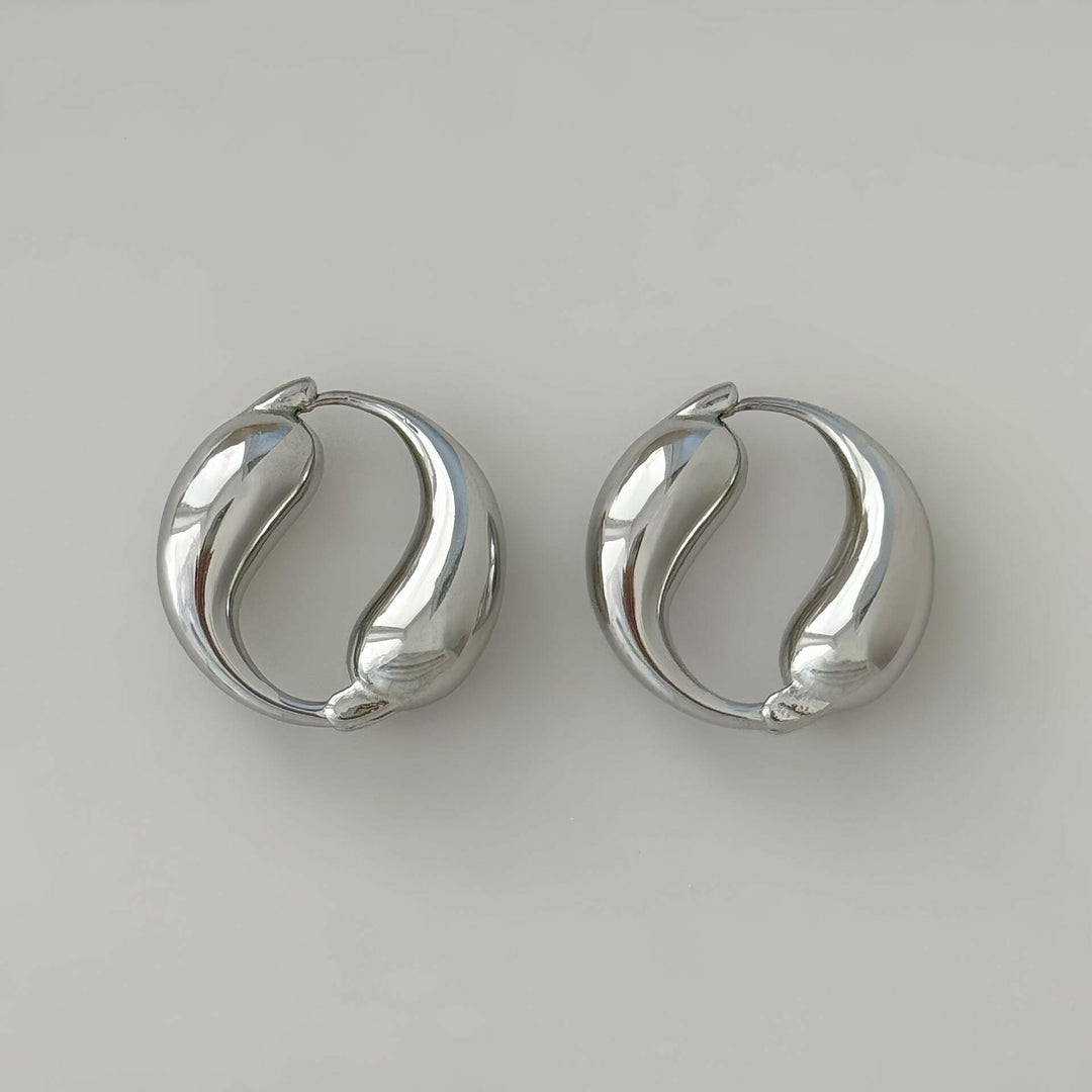 Dolphin Shaped Hoop earrings Ada Jewels Accessories