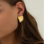 Load image into Gallery viewer, Geometric Stainless Steel Trending Earrings Ada Jewels Accessories
