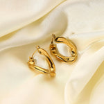 Load image into Gallery viewer, Gold Hoop Earrings Ada Jewels Accessories
